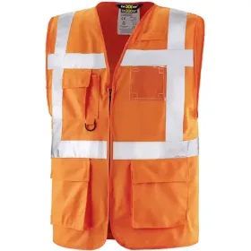 Warnweste Kl. 2 &quot;DUNDAS&quot; Orange, XXL