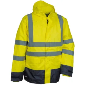 Warnschutz 3in1 Winterparka &quot;TELSEN&quot; gelb, XL