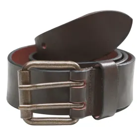 Doppeldorn-Ledergürtel "4007" braun, 105