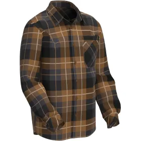 Flanellhemd &quot;22904-446&quot; Customized L, nussbraun-kariert