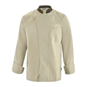 Herren Kochjacke &quot;CABBAGE&quot; L, beige