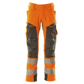 Warn Stretchbundhose Kl.2 ACCELERATE SAFE  orange/dunkelanthrazit, 76C52 (EU 26)