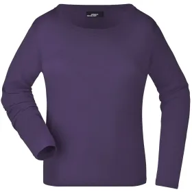 Damen Langarmshirt &quot;JN903&quot; XL, aubergine