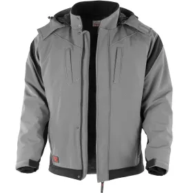 Winter Softshelljacke &quot;PRO&quot; grau/schwarz, L