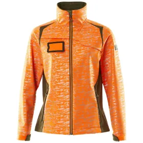 Damen Softshell Jacke &quot;ACCELERATE SAFE&quot; XXL, orange/moosgrün