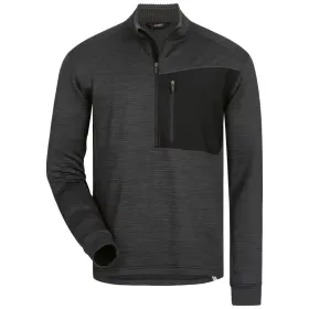 Funktions-Troyer &quot;COVELO&quot; UV-Schutz grau-melange XL