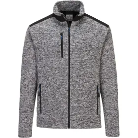 Strickfleecejacke &quot;T830&quot; KX3 platin, 3XL