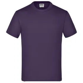 Kinder T-Shirt Basic-T &quot;JN019&quot; aubergine, XL