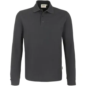 Longsleeve-Poloshirt "PERFORMANCE" 815 M, anthrazit