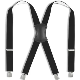Hosenträger mit Stahlclipsen "ACHIM" 120cm schwarz