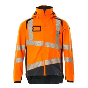 Warnschutz Regenjacke zweifarbig &quot;ACCELERATE SAFE&quot; L, orange/schwarzblau