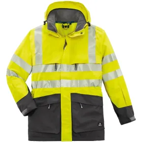 Warn- & Wetterschutzjacke &quot;TAMPA&quot; 6XL, leuchtgelb/grau
