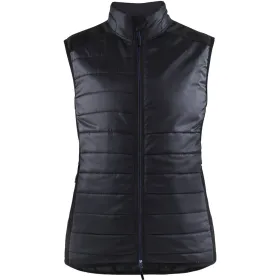 Damen Steppweste &quot;3864&quot; Unite M, schwarz/dunkelmarine