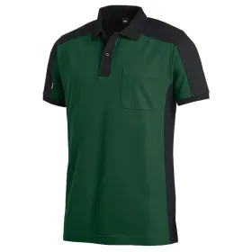 Polo-Shirt zweifarbig &quot;KONRAD&quot; 3XL, grün/schwarz