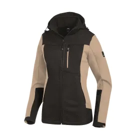 Damen Softshelljacke &quot;JULIA&quot; beige/schwarz, S