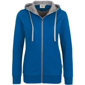 Damen-Kapuzen-Jacke Bonded 255 L, royal