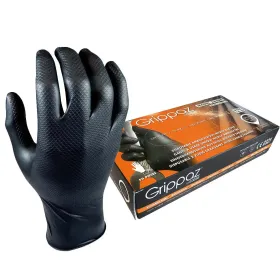 Nitril Einweghand. X-Grippaz Pro 44-550 50St schwarz 10 (XL)
