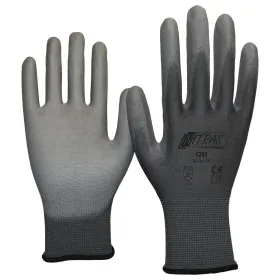 PU Nylon Montagehandschuhe &quot;6205&quot; grau 9 (L)