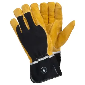 Arbeitshandschuhe 139 gelb/schwarz 12 (XXXL)