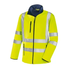 Warnschutz Softshelljacke &quot;NIAGARA&quot; gelb L
