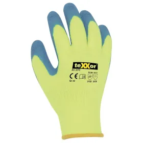 Winter Latex-Strickhandschuhe &quot;Yellow Snow&quot;  10 (XL)