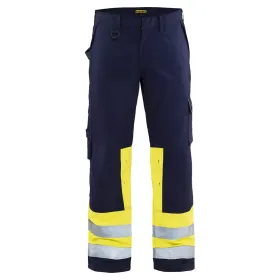 Multinorm Bundhose &quot;1478&quot; marine/gelb C58