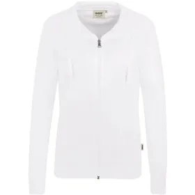 Damen-Sweatjacke College 406 Weiß, XS