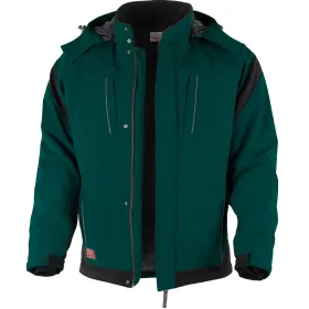 Winter Softshelljacke &quot;PRO&quot; grün/schwarz, XL