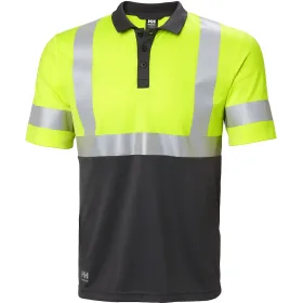 Warnschutz Polo-Shirt ADDVIS UV-Sch. gelb/schwarz, 3XL