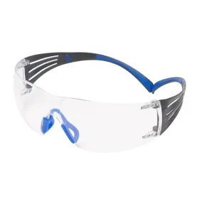 Schutzbrille SecureFit™ 400, klar, Rahmen blau, K&N, UV, AS, SGAF 
