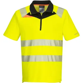 Warnschutz Polo-Shirt "DX412" DX4 gelb/schwarz, M