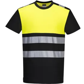 Warnschutz T-Shirt "PW311" PW3 Kl. 1 L, schwarz/gelb