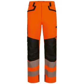 Warnschutz Stretch Bundhose Kl. 2  orange/schwarz, 52
