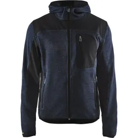 Strickjacke &quot;4930&quot; mit Softshell Dunkelmarine/Schwarz, 3XL