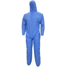 Basic Chemikalien-Schutzanzug &quot;SMS&quot; Typ 5/6 - blau 3XL