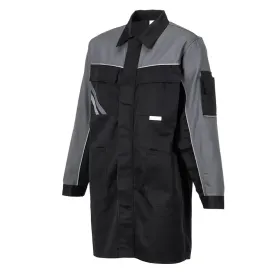 Berufsmantel &quot;HIGHLINE&quot; 285 g/m² Canvas-Gewebe schwarz/schiefer/zink, 70