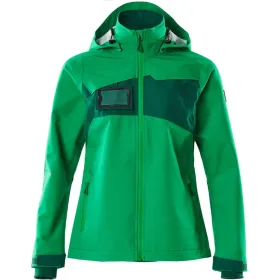 Damen Hardshell-Regenjacke &quot;ACCELERATE&quot; XS, grasgrün/grün
