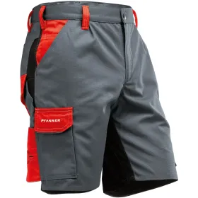 Shorts &quot;StretchZone&quot; 52, grau/rot