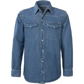 Jeanshemd langarm "BRAD" A54 denim blue S