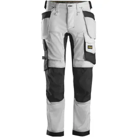 Handwerkerhose "6241" AllroundWork 52, weiß/schwarz