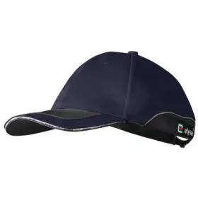Base-Cap 6-Panel &quot;PREMIUM&quot;  marine/grau