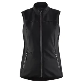 Damen Softshellweste &quot;3851&quot; schwarz/dunkelgrau, S