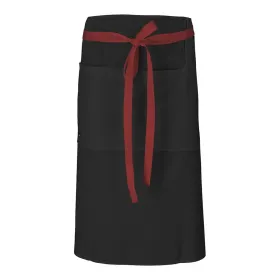 Schürze &quot;PAPRIKA&quot; schwarz/rot