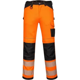 Warnschutz Stretch-Bundhose &quot;PW303&quot; PW3 orange/schwarz, 36 (EU 52)