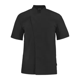 Herren Kochhemd &quot;TURNIP&quot; L, schwarz