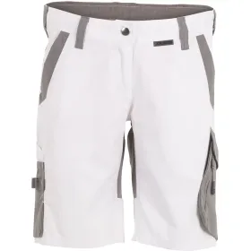 Damen Stretch-Shorts "Norit" M, weiß/zink