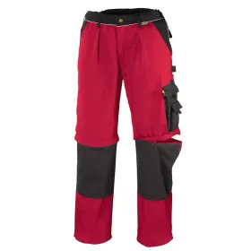 Bundhose 2in1 320g/m² &quot;CANVAS&quot; Cordura 52, Rot