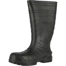 PU-Sicherheitsstiefel S5 &quot;SAFEST BLACK&quot; schwarz  45