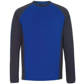 Langarmshirt &quot;BIELEFELD&quot; Unique L, kornblau/schwarzblau