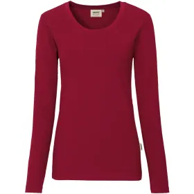 Damen Longsleeve-Shirt &quot;Performance&quot; 179 M, weinrot